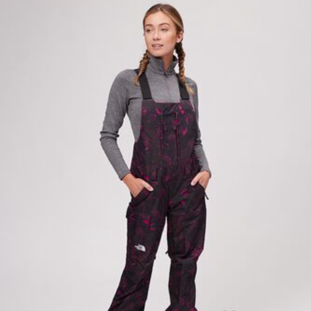 North Face NWT Floral Overall Snow Pants XL